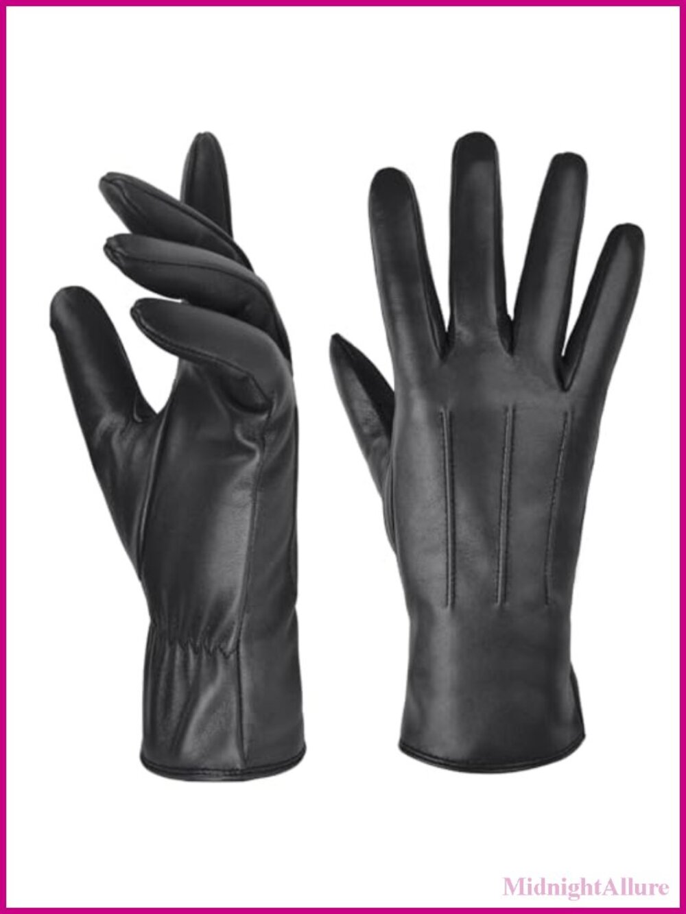 Sheepskin Leather Winter Gloves Touchscreen Cashmere Lined Warm